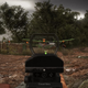 It’s generally a third-person game, but by default it snaps to iron sights when you aim.